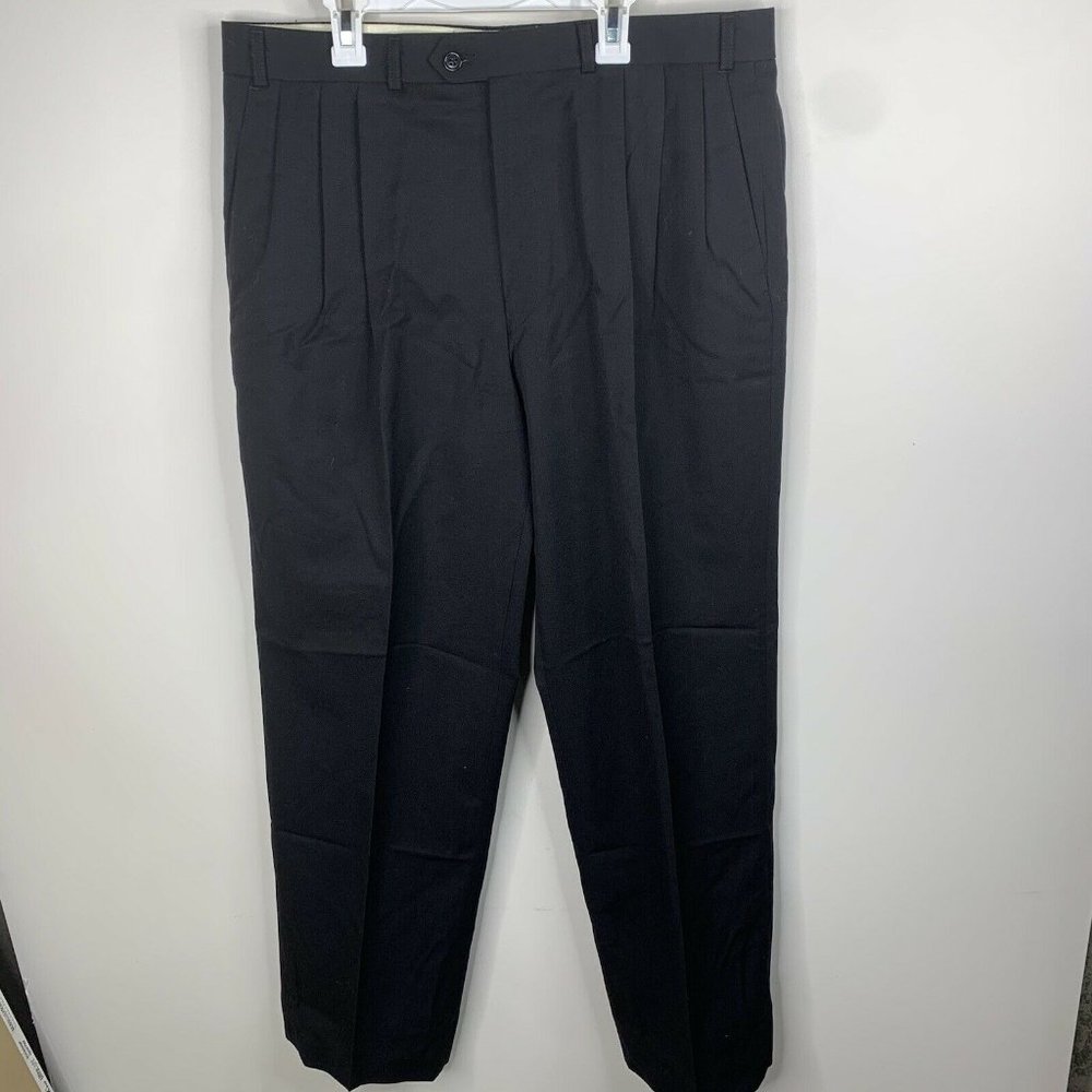 Unbranded Mens Size 38X29 Black Dress Pants Slacks